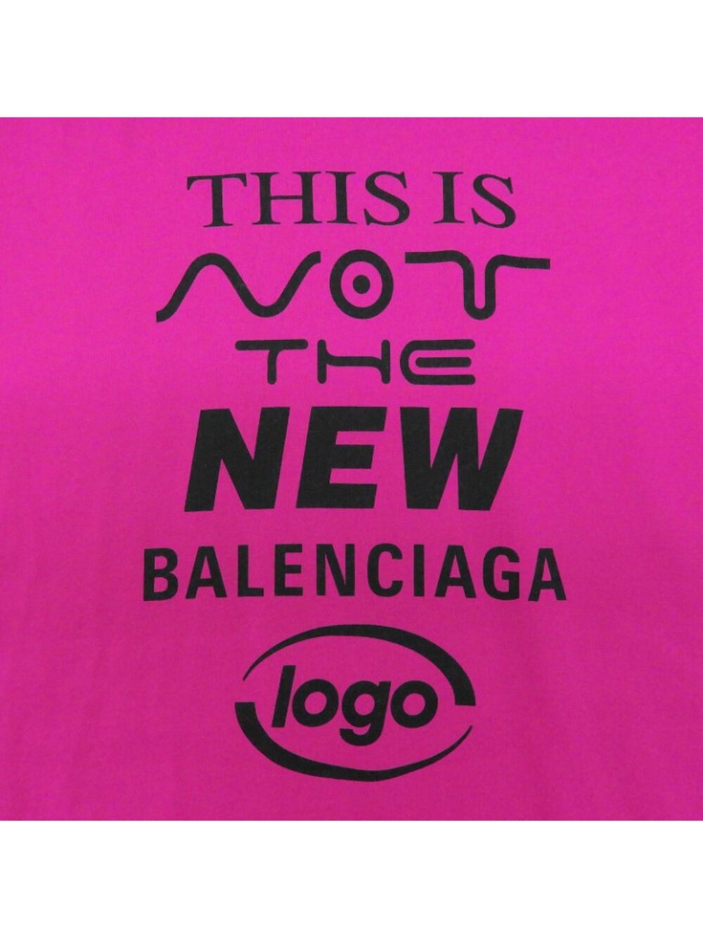 Balenciaga This Is Not the New Cotton Hoodie Pink XXS - Picture 4 of 8